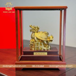 Alternative view of Tượng Kim Quy Dát Vàng 24K