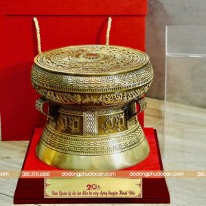 Trống Đồng Quà Tặng Lưu Niệm Cao Cấp Phúc Lộc An