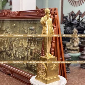 tuong bac ho chao cao 68cm bang dong ma vang 24k 116