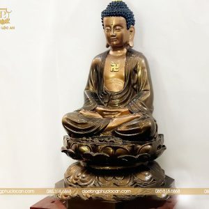 tuong phat a di da bang dong ngoi be sen cao 55cm 154 2