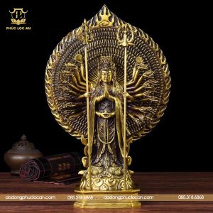 Tượng Phật Thiên Thủ Thiên Nhãn bằng đồng