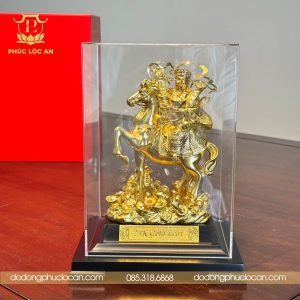 tuong than tai cuoi ngua dat vang 24k chieu tai don loc cong danh vien man 410 2