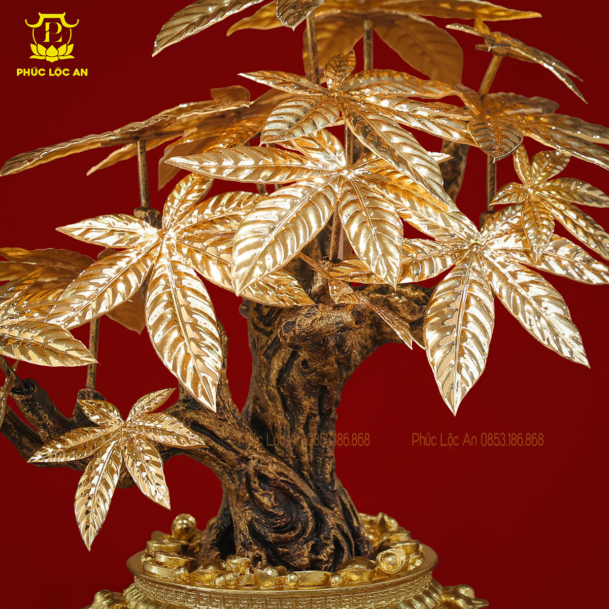 Cây Kim Tiền Mạ Vàng – Biểu tượng chiêu tài, hút lộc