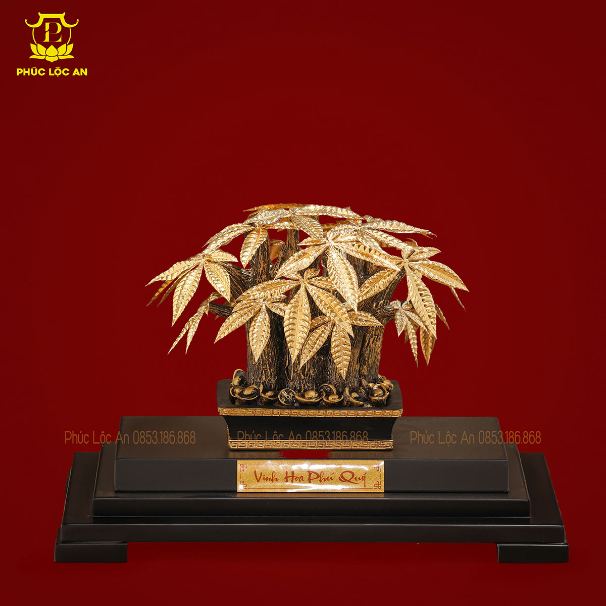 Cây Kim Tiền Mạ Vàng – Biểu tượng chiêu tài, hút lộc