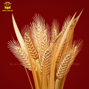 Alternative view of Hũ Lúa Thần Tài Dát Vàng 24K