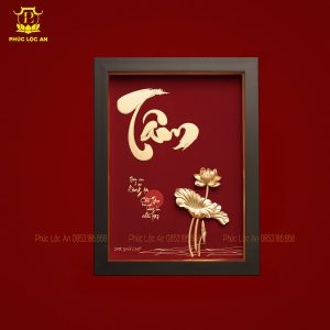 tranh chu phuc tho tam an dat vang bo tranh mang lai hanh phuc truong tho binh an 636 3