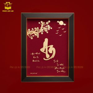 tranh chu phuc tho tam an dat vang bo tranh mang lai hanh phuc truong tho binh an 636 4