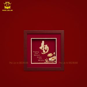 tranh chu phuc tho tam an dat vang bo tranh mang lai hanh phuc truong tho binh an 636 8