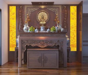 Thi Công Phòng Thờ Nhà Phố Đẹp