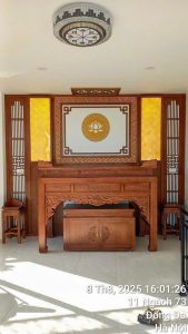 thi công phòng thờ chung cư