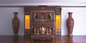 Thi công phòng thờ cao cấp32
